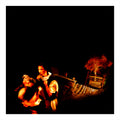 Rudderless and without direction. The fools are a leaderless crew dragging a shipwreck through the night.