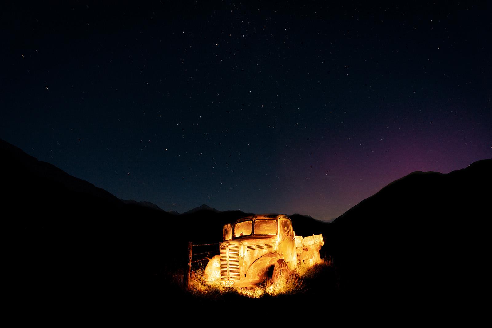 A derelict truck in Paradise