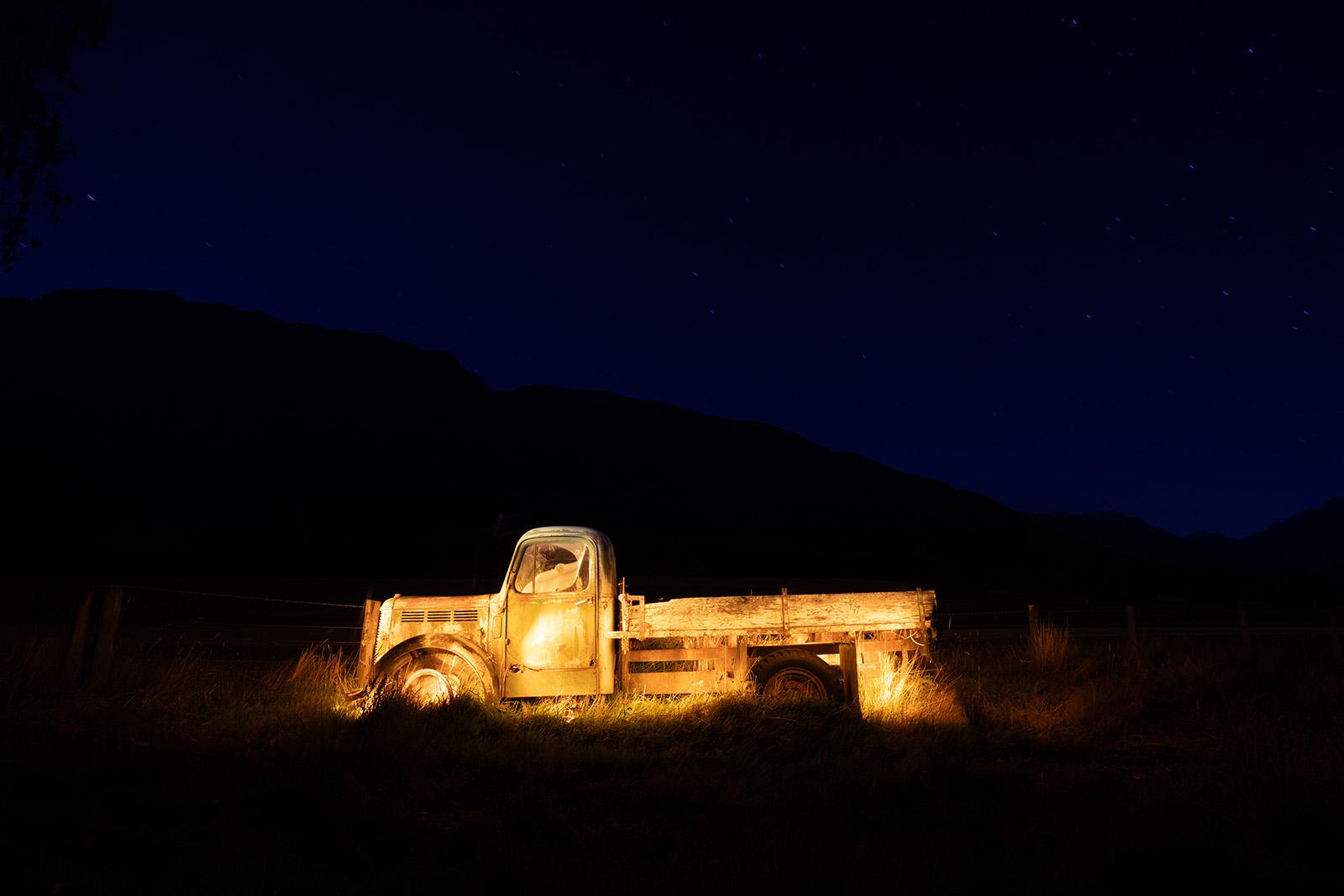 A derelict truck in Paradise