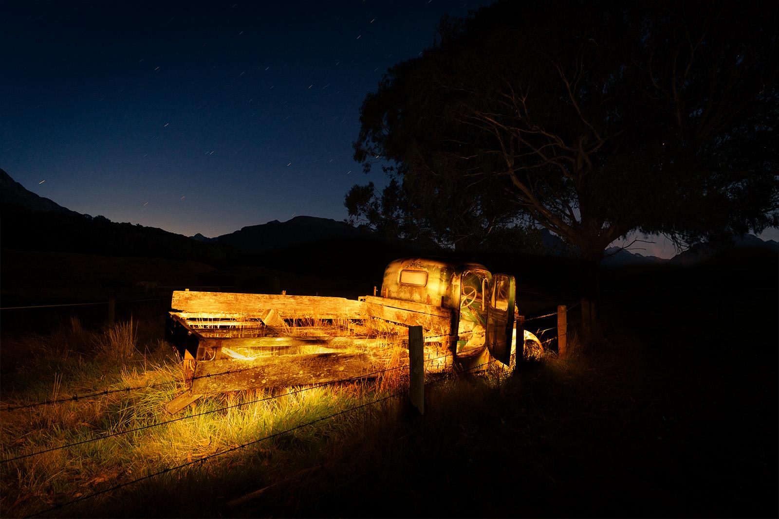 A derelict truck in Paradise