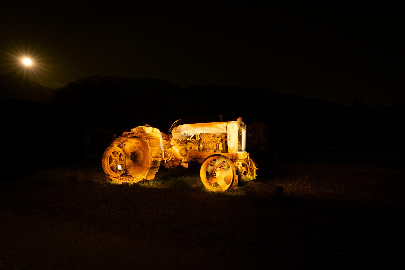 A derelict tractor in Paradise