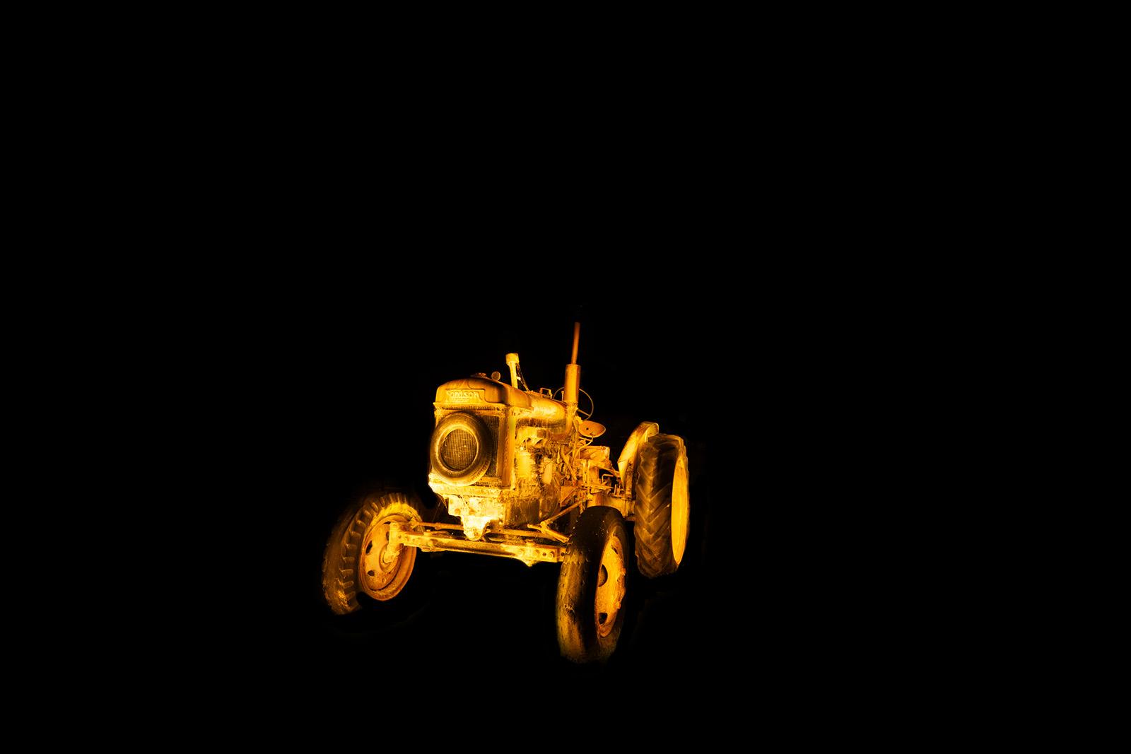 A derelict tractor in Paradise